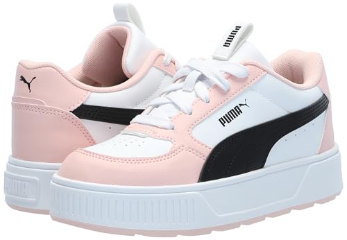 Image of PUMA Kids Girls Karmen Rebelle Platform Lace Up Sneakers Shoes Casual - White