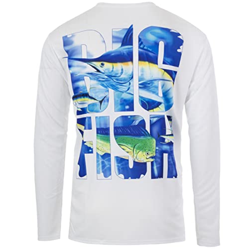 Boys 2T-18 Big Fish Marlin Water Sport Fishing UPF Performance Shirt2