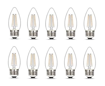 wipro Garnet Base E27 4-Watt LED Bulb (Pack of 10, Yellow)