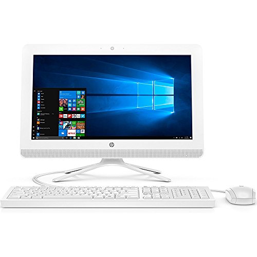 HP 19-inch All-in-One Computer, Intel Celeron J3355, 4GB RAM, 1TB Hard Drive, Windows 10 (20-c210, White)