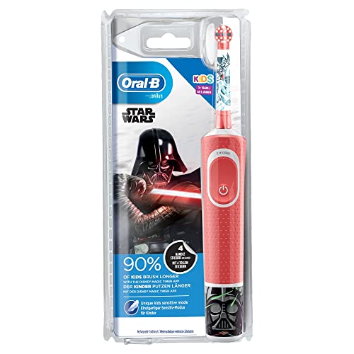 Cepillo De Dientes Eléctrico Para Niños Oral B Braun Star Wars Con Tecnología Braun, 1 Pieza Cepillo De Dientes Eléctrico Para Niños Oral B Braun Star Wars Con Tecnología Braun, 1 Pieza