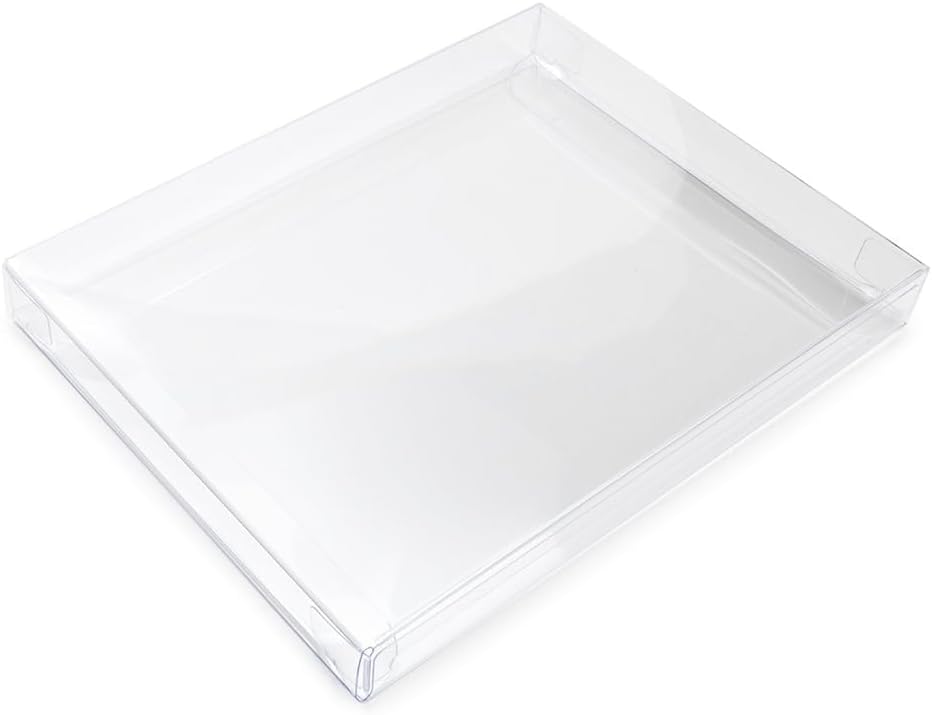 ClearBags Crystal Clear Greeting Card Boxes, 25 Pack, Box Case for Cards, Envelopes, Party Favors, Treats, Photo Storage, Gift Holder, Stationery Organizer, Small Business Packaging & Supplies, FB3