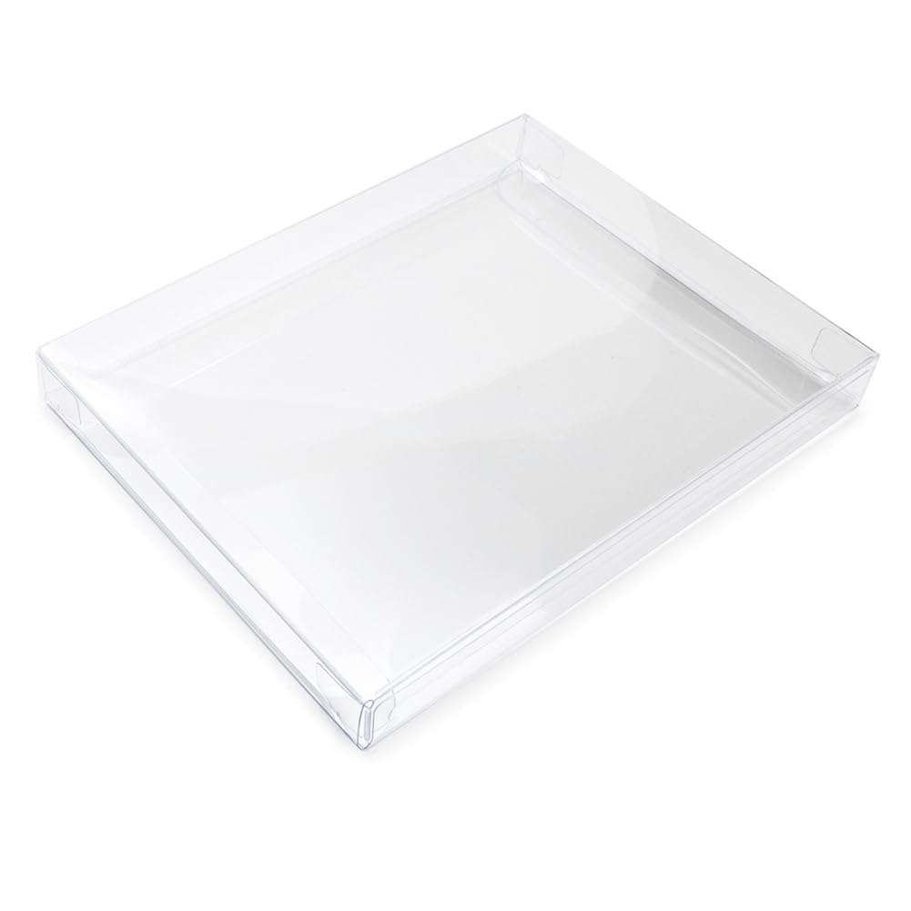 ClearBags Crystal Clear Greeting Card Boxes, 25 Pack, Box Case for Cards, Envelopes, Party Favors, Treats, Photo Storage, Gift Holder, Stationery Organizer, Small Business Packaging & Supplies, FB3