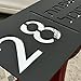 Customized Sign Outdoor House Numbers Plate Personalized House Number Plaque Modern Acrylic Laser Cut 3d Home Number Address Plaques with Street Name for House (White gold)