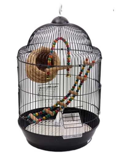 トリカゴ 鳥かご 小さな鳥の飛行のための丸い鳥かごにぶら下がっている装飾的な小さな鳥かご 鳥籠 オカメインコ ケージ