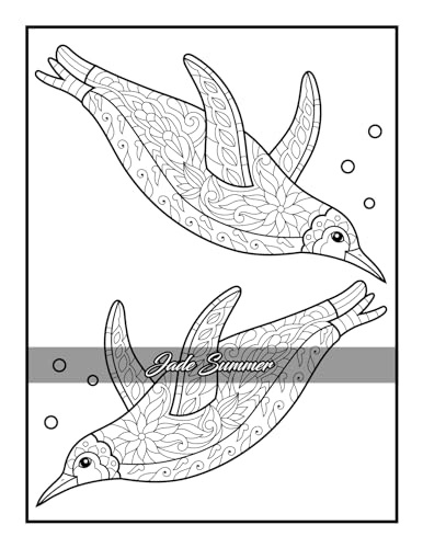100 Animals: An Adult Coloring Book with Lions, Elephants, Owls, Horses, Dogs, Cats, and Many More! - Image 79