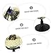Gogogmee Golden Disco Ball Globe Rotating Reflective Mirror Ball for Home Decor Office Desk Events Parties Geographical Learning Tool with Glitter Effect