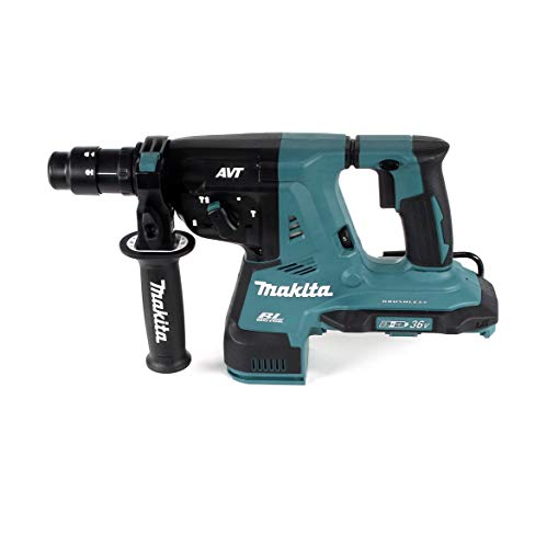 Makita DHR 281 GJ Brushless Akku Bohrhammer 28 mm 2x 18 V für SDS-PLUS mit Schnellwechselfutter im Makpac + 2x 6,0 Ah… – Bild 3