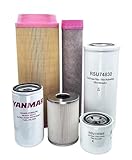 HERO Maintenance Filter Kit For Gehl R165 Skid Steer Loader Filters Compatible With OEM 184146