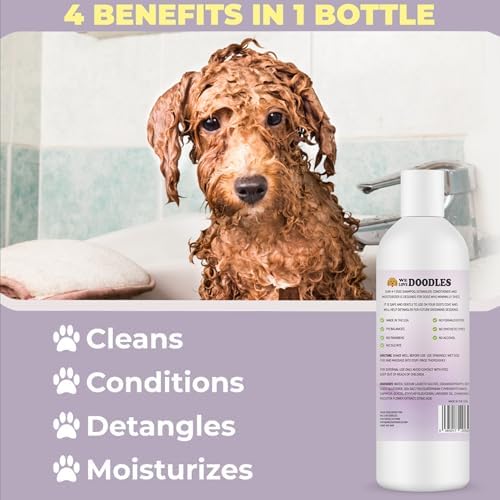 4-in-1 Dog Shampoo, Conditioner & Detangler, Dog Wash, Lavender, 16 oz Detail