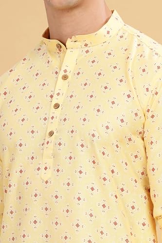 Image of BE ACTIVE Cotton Kurta for Men | Traditional and Stylish Design | Indian Kurta | Full Sleeve Kurta