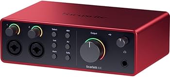 Amazon.com: Focusrite Scarlett 4i4 USB-C Audio/MIDI Interface (4th