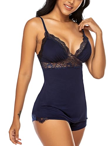 Image of Avidlove Womens Sleepwear Lace Pajamas Cami PJS Set Pajama Set for Women