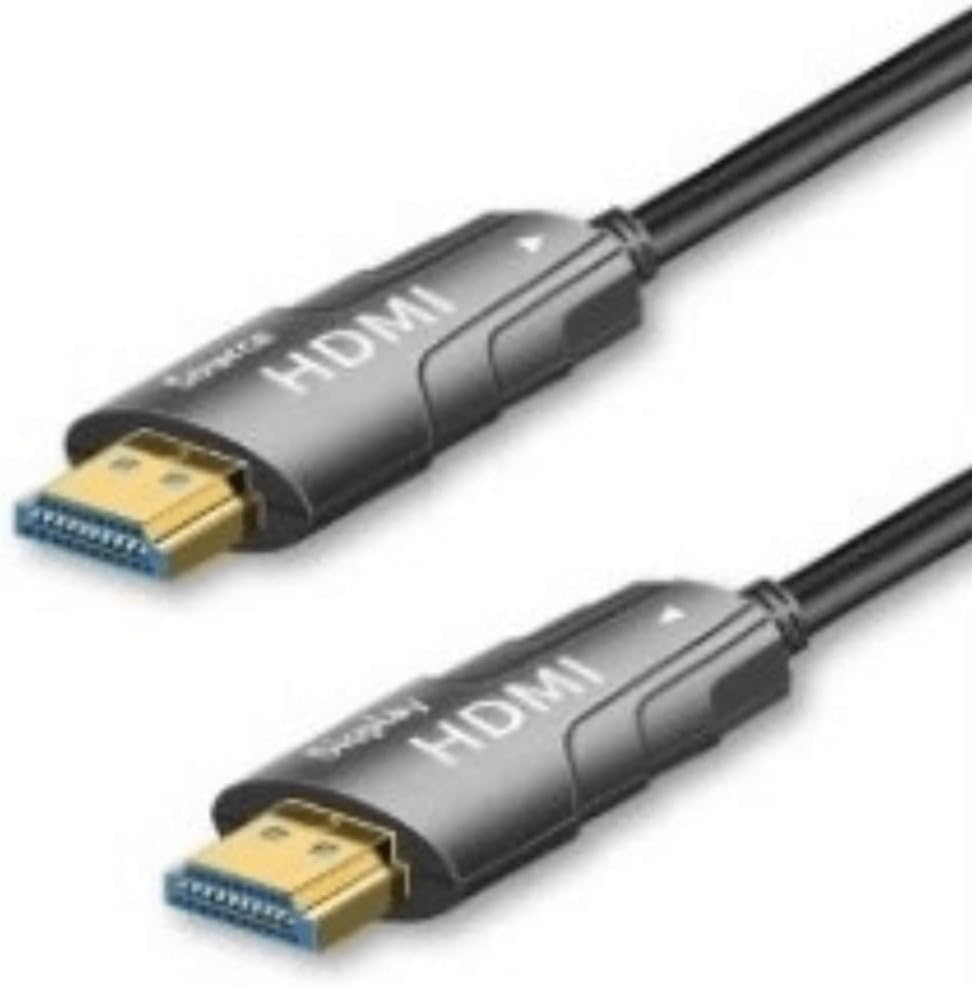 Fiber Optic HDMI Cable 6FT - AOC High Speed HDMI2.0 18G 4k@60hz Light Speed HDMI2.0b Cable, Supports 18.2 Gbps, ARC, HDR10, Dolby Vision, HDCP2.2,Ultra Slim and Flexible HDMI Optic Cable 2Meters