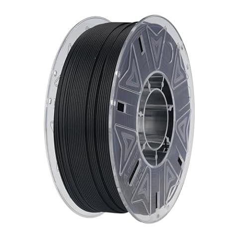 Creality Hyper PA6-CF 3D Printer Filament for 3D Printer, Black 1.75mm +/-0.02mm Filament in 1KG Spool, High Heat Resistant,High Strength & Rigidity