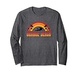 orange beach alabama retro beach surf tramonto maglia a manica