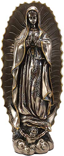 Estatua religiosa grande Virgen de Guadalupe 19 pulgadas