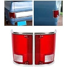 Kojem Tail Light Lens Lamp Compatible with 1973-1991 Chevrolet Chevy Blazer Suburban Jimmy Pair Left & Right Replace for 5968330, 5968329, GM2801122, GM2800122