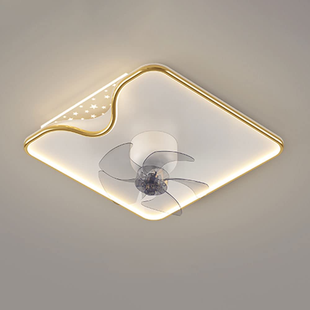 Plafonnier avec ventilateur moderne au design nordique épuré et esthétique