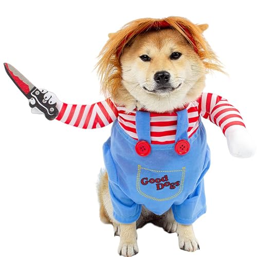 Deadly Dog Clothes Dog Halloween Costume Funny Awful Dog Costumes for Dogs Pets Costume Halloween Cosplay for Dogs Party Suit, Clothing & Accessories for Dogs Deadly Dog Clothes Dog Halloween Costume Funny Awful Dog Costumes for Dogs Pets Costume Halloween Cosplay for Dogs Party Suit, Clothing & Accessories for Dogs