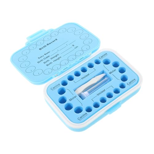 ibasenice Baby Tooth Keepsake Box Tooth Collection Box for Boys and Girls Plastic Fairy Box Baby Tooth Storage Lost Tooth Box for Boys Girls