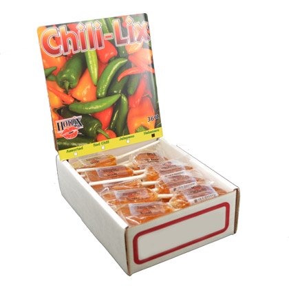 Paletas de chile Habanero - 36  Caja