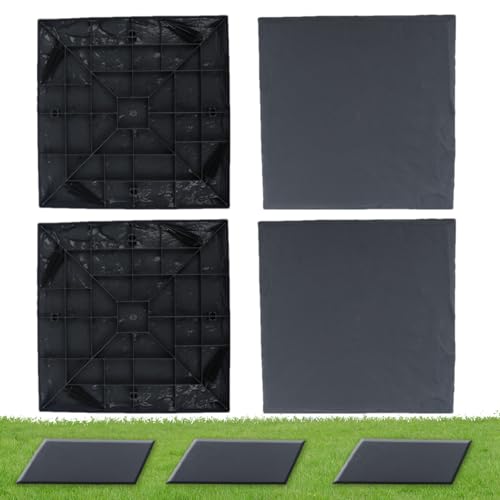 de Piedra Decorativa - Paseos de paisajismo, Pasos de jardín | Piedras de jardín de Servicio Pesado, escalones al Aire Libre para Caminos de jardín, Piedras de Pasarela Duradera e Resistente a