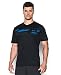 Under Armour Men's Challenger Graphic Training Top, Black/Brilliant Blue, X-Large