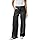 Baggy Jeans da Donna a Vita Alta – Jeans a Gamba Larga, Larga, Comodi, in Denim, Tinta Unita, Leggeri, Y2K, Boyfriend, Elasticizzati, per Il Tempo Libero, con Tasche, Dritta (Nero, L)