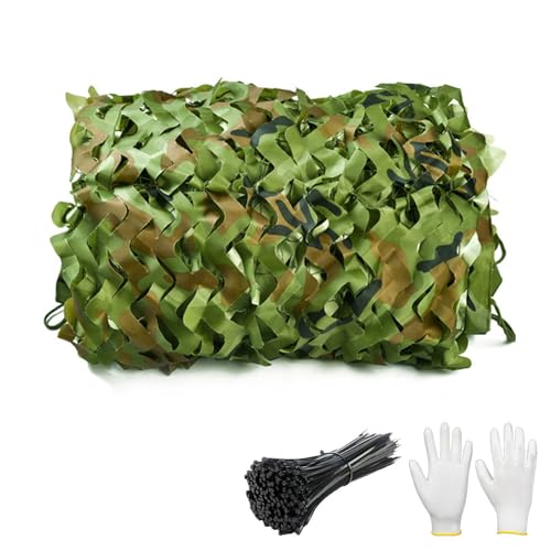 Red de Camuflaje Oxford para Sombrilla 3x6m 4x6m 5x8m 6x6m 8x8m 8x10m 9x10m 10x12m Malla de Protección, Parasol de Camuflaje para Exteriores, Cámping Caza Abrigo Sombra de La Tienda(W4.5xH18m)