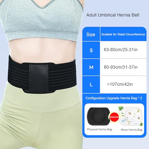 Faja umbilical para hombre y mujer con 2 compresores pequeña miniatura 2