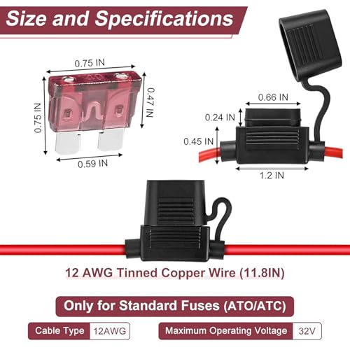 Porte-fusible étanche protégeant votre circuit auto 12V - 6