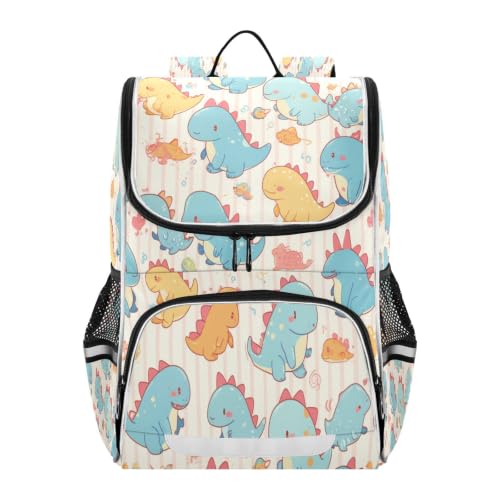 Sac à dos dinosaure grande capacité avec bretelles ergonomiques