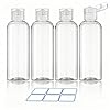 DTDNZKN 4 Pack 3.4 Oz (100ml) TSA Approved Travel Bottles for Toiletries, Leak Proof Plastic Travel Essentials Accessories