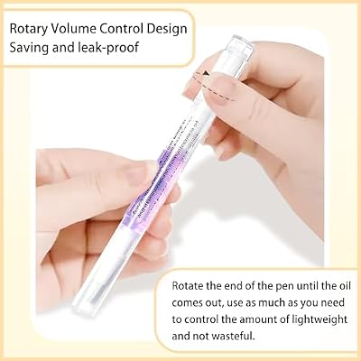 2pcs Cuticle Oil Pen Nourishing for Nails Hydrating Nail Cuticle Oil Pen and Cuticles Moisturizing Nail Care Products (Honey and Olive)