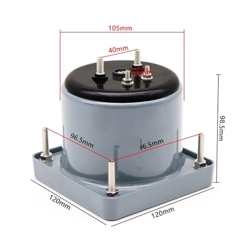 Ampèremètre à pointeur modèle 45C-MA de rechange pour boîtier de contrôle - 4