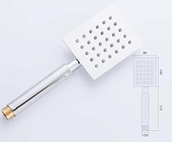 JAGGER JHS2303 Stainless Steel Ultra Slim Hand Shower With 1.5 Meter Flexible Tube And Wall Hook ( Tube Inner Nut Brass & Outer Body SS-304 Grade ) (ONLY HAND SHOWER)