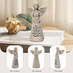 Retirement Gift for Woman 2025 Happy Retirement Gifts for Women Coworker Teacher Nurses Boss Friends Mom Grandma Retired Gifts 5.8" Angel Figurine Retired Party Decorations (Granite) - Image 3