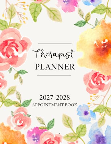 Therapist Planner 2027-2028 Appointment Book: Hourly by 15 Minutes Increment Organizer image 2