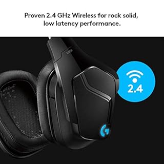 Logitech G935, Casque Gaming sans Fil avec Son Surround 7.1, Transducteurs Pro-G 50 mm, LIGHTSYNC RVB (Reconditionné)