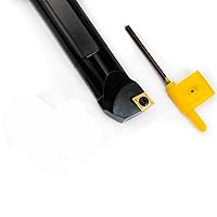 Vista 5 de OSCARBIDE Barra de mandrinar indexable de 1"x12", vástago de 1", longitud total de 12", Sclcr a mano derecha, insertos de carburo