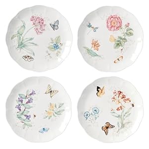 Lenox Butterfly Meadow 4-Piece Dinner Plate Set, 5.47, Multi, 891268