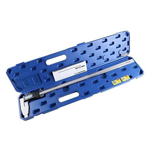 Accusize Industrial Tools 0-24''/0-600mm by 0.0005'' Heavy Duty Digital Caliper with Fine Adjustment, Ab11-1660