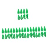 jojofuny 40stücke Guzheng Fingernägel Professionelle Schutznägel Für Erwachsene Und Ergonomisches Design Für Anfänger Jade Für Musikinstrumente