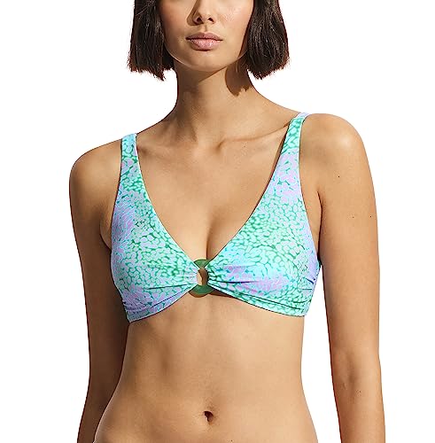 Maillot de bain long de bikini Seafolly standard pour femme vert Peau de mer taille 4