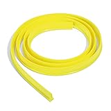 PIG Water Barrier – 10’ L Silicone Water Barrier - Yellow - 0.5625” W x 10’ L x 1.2” H – PM50792-YW