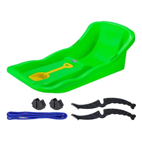 predolo 35 Inch Snow Sliding Device for Outdoor Fun, Suitable for Grass and Sand, Green