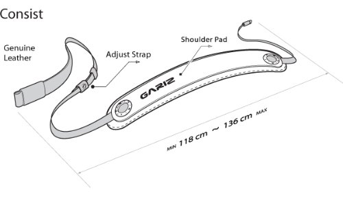Gariz Genuine Leather Xs-Chlsnor2 Camera Neck Strap For Mirrorless Cameras - Sony, Leica, Fuji, Olympus, Panasonic, Ricoh, Samsung, Sigma, Nikon, Canon - Orange #TOP1