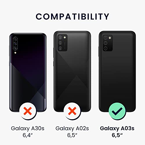 Kwmobile Case Compatible With Samsung Galaxy A03S - Crossbody Case Soft Matte Tpu Phone Holder With Neck Strap - Black #TOP5