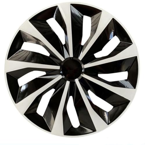 Auto Copricerchi per Hyundai Elantra 2005-2023,14 15 16 pollici Coprimozzo Protezioni cerchioni Copertura set di quattro argento nero Accessori,A-15 Inch